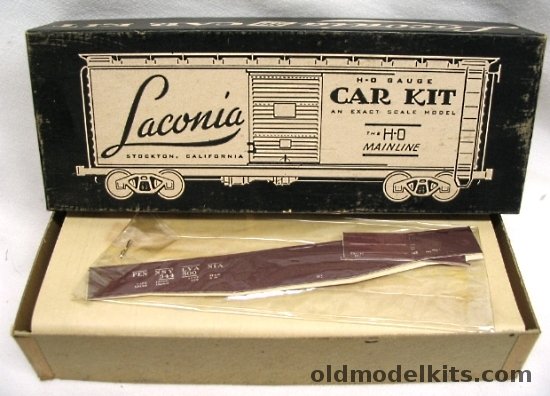 Laconia 1/87 Pennsylvania Mill-Type Gondola - HO Craftsman Kit, 344500 plastic model kit